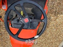 Kubota T1400 Ride On Lawn Mower Tractor 40 Deck Collector And Tipping Trailer