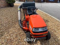 Kubota T1400 Ride On Lawn Mower Tractor 40 Deck Collector And Tipping Trailer