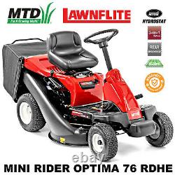 LAWNFLITE MTD Ride On Mower Optima Mini Rider 76 RDHE 30in/76cm Cut Hydrostatic