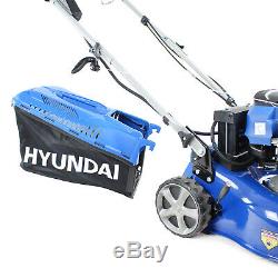 Lawn Mower Petrol Electric Start Lawnmower Self Propelled 43cm 430mm Hyundai