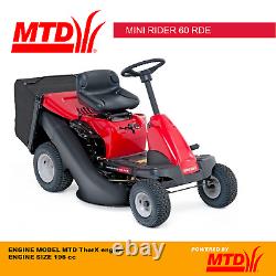 Lawnflite MiniRider 60 RDE 24? Grass Collector 150L Transmatic Ride-On Mower MTD