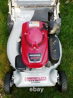 Lawnflite Pro 553hrs Rear Roller Lawnmower Serviced Honda Gxv160 Danarm Hrh536