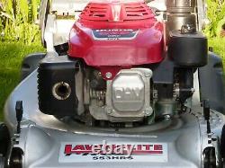 Lawnflite Pro 553hrs Rear Roller Lawnmower Serviced Honda Gxv160 Danarm Hrh536