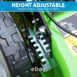 Lawnmower Dellonda DG102 Self Propelled Petrol Grass Cutter 170cc 51cm 4-Stroke