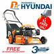 Lawnmower Petrol SELF PROPELLED Lawn Mower 18 46cm 139cc Hyundai Motor FREE OIL