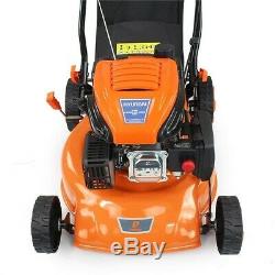 Lawnmower Petrol SELF PROPELLED Lawn Mower 18 46cm 139cc Hyundai Motor FREE OIL