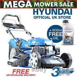 Lawnmower Petrol Self Propelled Lawn Mower ELECTRIC START 224cc LARGE 53cm + OIL