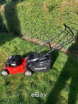 MOUNTFIELD SP185 Self Propelled Petrol Lawnmower With Box & Mulch Plug Serviced