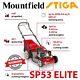 MOUNTFIELD SP53 ELITE SELF PROPELLED PETROL LAWNMOWER 21in/51cm DECK 170cc USED