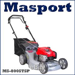 Masport 22 Widecut 800 AL SP Combo Self Propelled Lawnmower Alloy Deck Mower