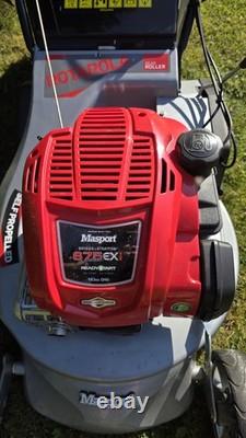 Masport self propelled Petrol mower with rear roller model 675 EXi USED ONCE