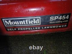 Mountfield 454 petrol self propelled lawn mower with grass box