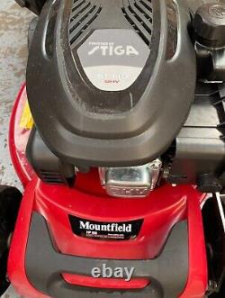 Mountfield Hp185 Petrol Lawnmower 140cc Engine 46cm 18.5in Blade 60l Grass Box