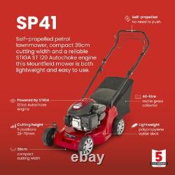 Mountfield SP41 Petrol Lawnmower, Self-Propelled, 39cm cutting width