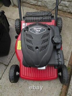 Mountfield SP454 Self Propelled Petrol Lawnmower Grass Box Garden Mower Red Used