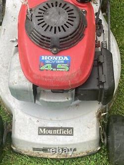 Mountfield SP465R self propelled roller rotary mower. Honda, good working order