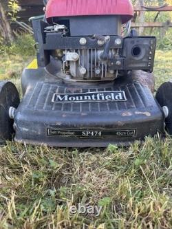 Mountfield SP474 Self Propelled 45cm Cut Red Petrol Lawn Mower Runs Amazing