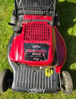 Mountfield SP550 self propelled petrol lawn mower and grassbag