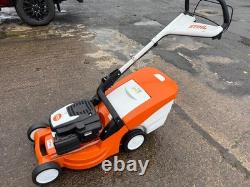 New Ex-display Stihl Rm545vm Petrol Lawnmower, Self Propelled Mower, Mulch Kit