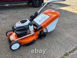 New Ex-display Stihl Rm655 Rs Petrol Roller Lawnmower, Self Propelled Mower