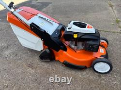 New Ex-display Stihl Rm655 Rs Petrol Roller Lawnmower, Self Propelled Mower