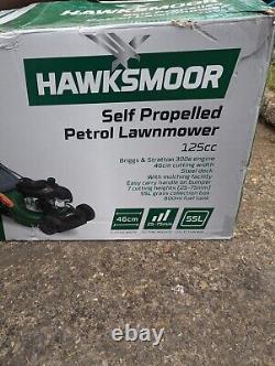 New Hawksmoor 125cc 46cm Briggs & Stratton Self Propelled Petrol Lawnmower