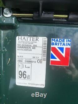 (Only Used 3 Times)Hayter Harrier 48 Autodrive Self Propelled Petrol 490H Model