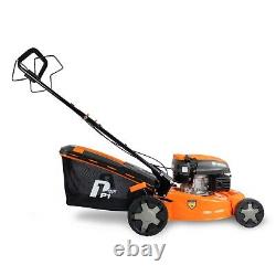 P1 Hyundai Powered 18 46cm Petrol Lawnmower, Self Propelled, 2 Year Warranty