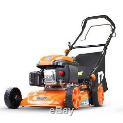 P1PE SELF PROPELLED Petrol Lawnmower 18 46cm139cc Hyundai Powered Lawn Mower