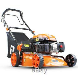 P1PE SELF PROPELLED Petrol Lawnmower 18 46cm139cc Hyundai Powered Lawn Mower