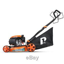 P1PE SELF PROPELLED Petrol Lawnmower 18 46cm139cc Hyundai Powered Lawn Mower