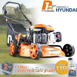 P4600SPE Self Propelled HYUNDAI ELECTRIC START 139cc 18 46cm Petrol Lawn Mower