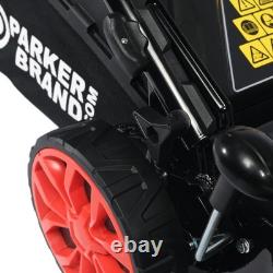 ParkerBrand 17 Self-Drive Petrol Lawnmower 150cc, Mulch & Collect