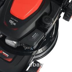 ParkerBrand 17 Self-Drive Petrol Lawnmower 150cc, Mulch & Collect