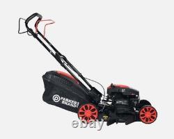 ParkerBrand Power 17 Self-Propelled Petrol Lawnmower 150cc, Mulch & Collect