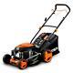 Petrol 146cc 18 self-propelled lawnmower mow, collect, mulching, side discharge