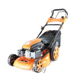 Petrol Lawn Mower Electric Start Lawnmower Mulch 20 Hyundai 173cc engine