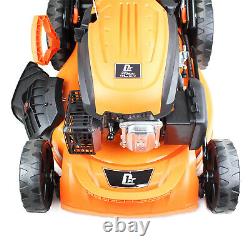 Petrol Lawn Mower Electric Start Lawnmower Mulch 20 Hyundai 173cc engine