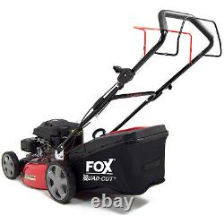 Petrol Lawn Mower Self Propelled 4 Blades Turbo Fox 18 46cm 139cc Lawnmower