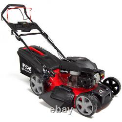 Petrol Lawn Mower Self Propelled 4 Blades Turbo Fox 20 51cm 196cc Lawnmower