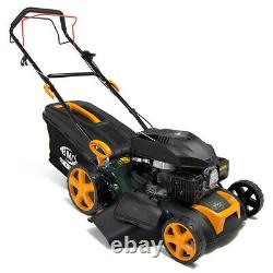 Petrol Lawn Mower Self Propelled BMC 18 46cm 139cc Wolf Engine Lawnmower