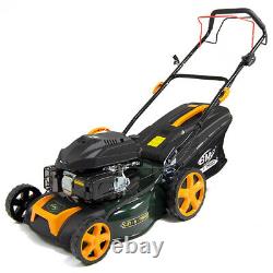 Petrol Lawn Mower Self Propelled BMC 18 46cm 139cc Wolf Engine Lawnmower