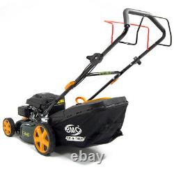 Petrol Lawn Mower Self Propelled BMC 18 46cm 139cc Wolf Engine Lawnmower