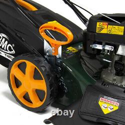 Petrol Lawn Mower Self Propelled BMC 18 46cm 139cc Wolf Engine Lawnmower