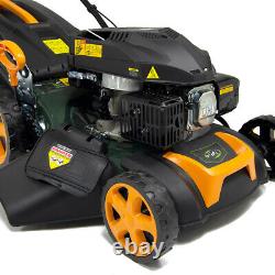 Petrol Lawn Mower Self Propelled BMC 18 46cm 139cc Wolf Engine Lawnmower