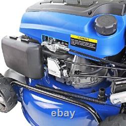 Petrol Lawn Mower Self Propelled Electric Start 18 46cm Cut Lawnmower HYM460SPE