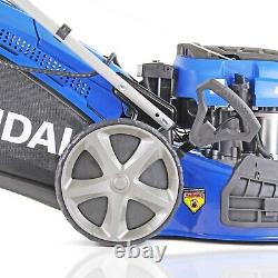 Petrol Lawn Mower Self Propelled Electric Start 18 46cm Cut Lawnmower HYM460SPE