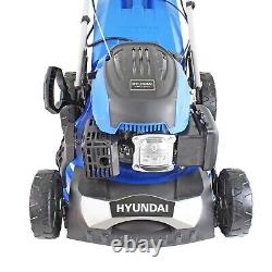 Petrol Lawn Mower Self Propelled Electric Start 18 46cm Cut Lawnmower HYM460SPE