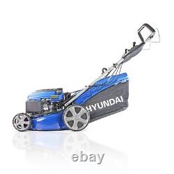 Petrol Lawn Mower Self Propelled Electric Start 18 46cm Cut Lawnmower HYM460SPE