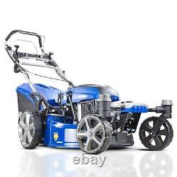 Petrol Lawn Mower Self Propelled Electric Start 196cc, 20 51cm Cut Lawnmower